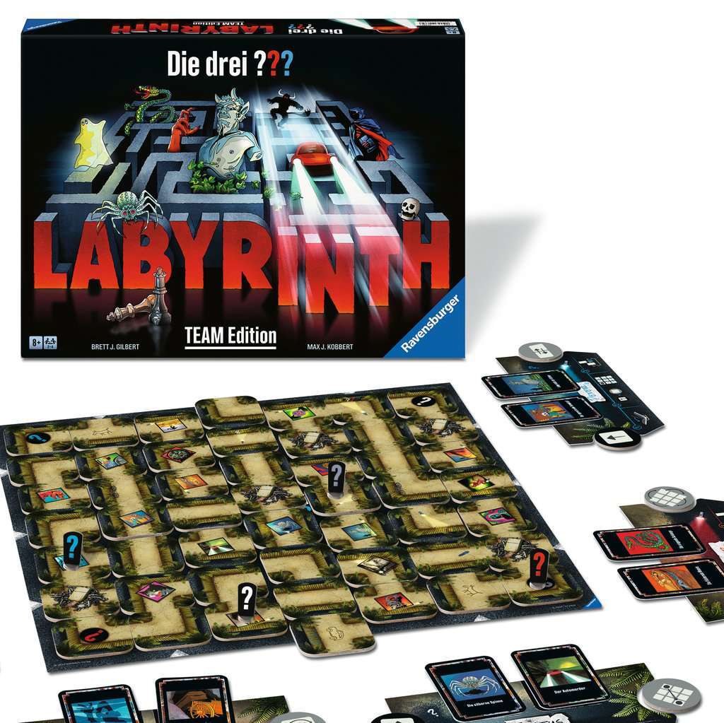 Ravensburger Spiel Die drei ??? Labyrinth - Team Edition