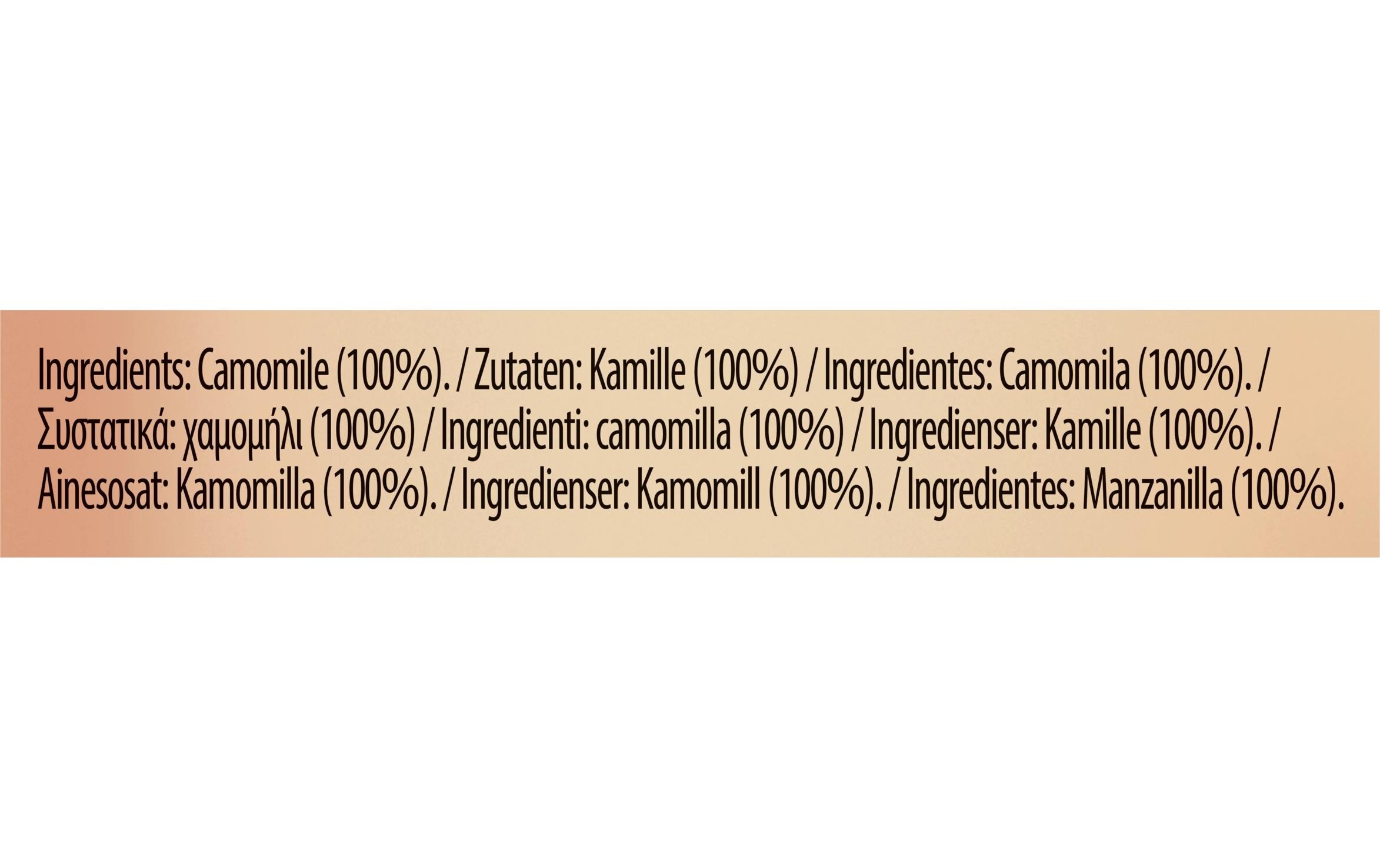 Teebeutel Infusion Camomille 20 StückKamillentee
