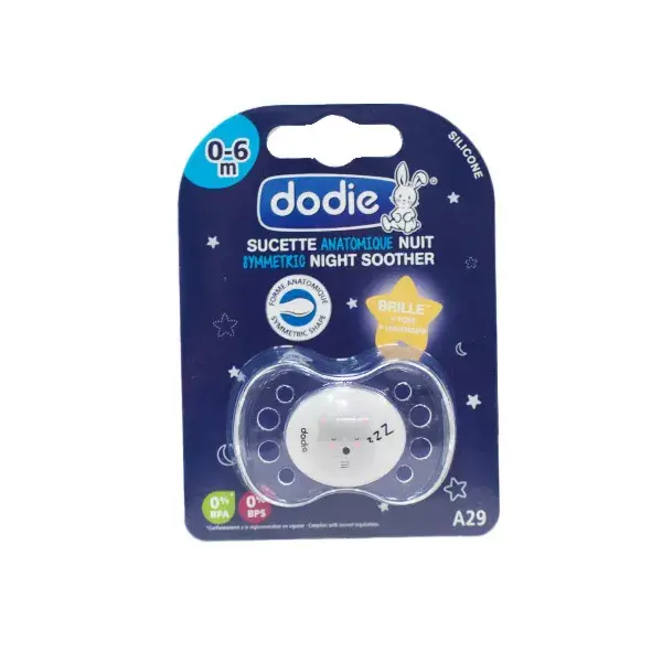Chupeta Anatômica Dodie Noite +0m Boa Noite