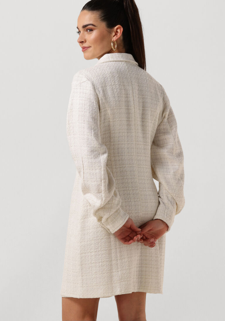 EST\\'SEVEN creme est'seven mini jurk coco dress tweet