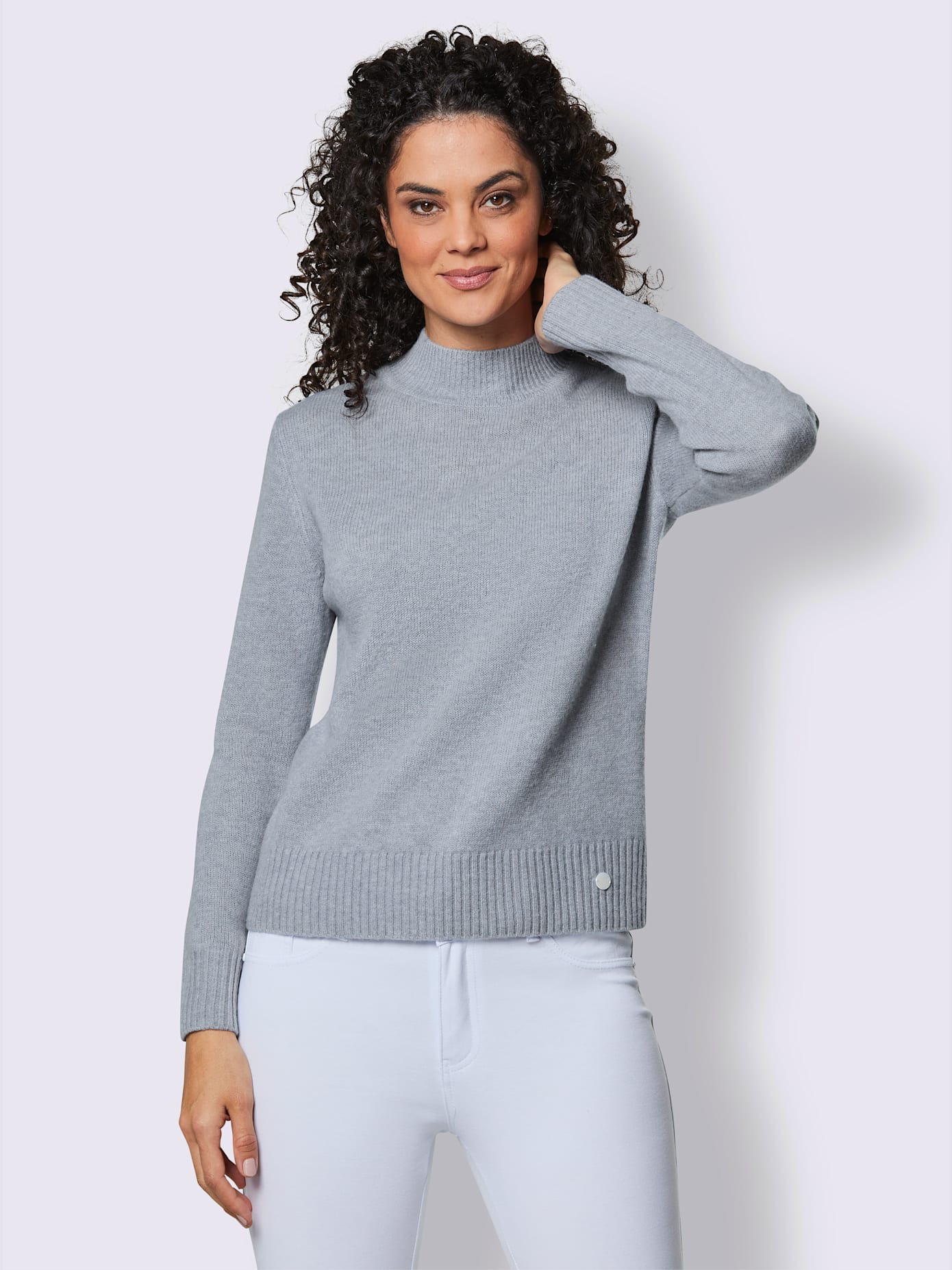 Pull en mérinos et cachemire qualité tricot exclusive