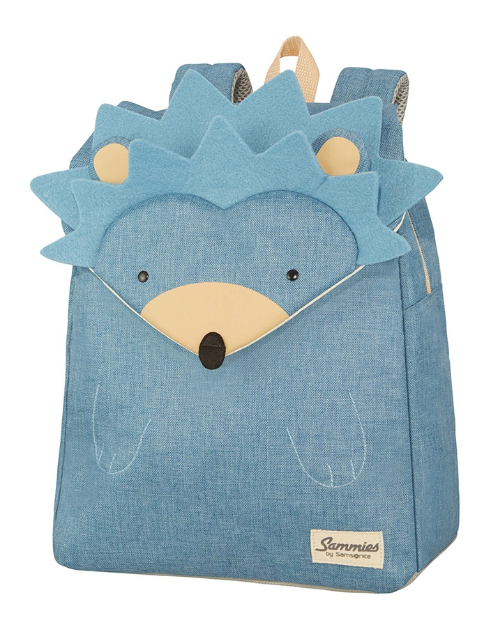 Rucksack HAPPY SAMMIES ECO Splus – HEDGEHOG HARRIS (26x32x15) in blau