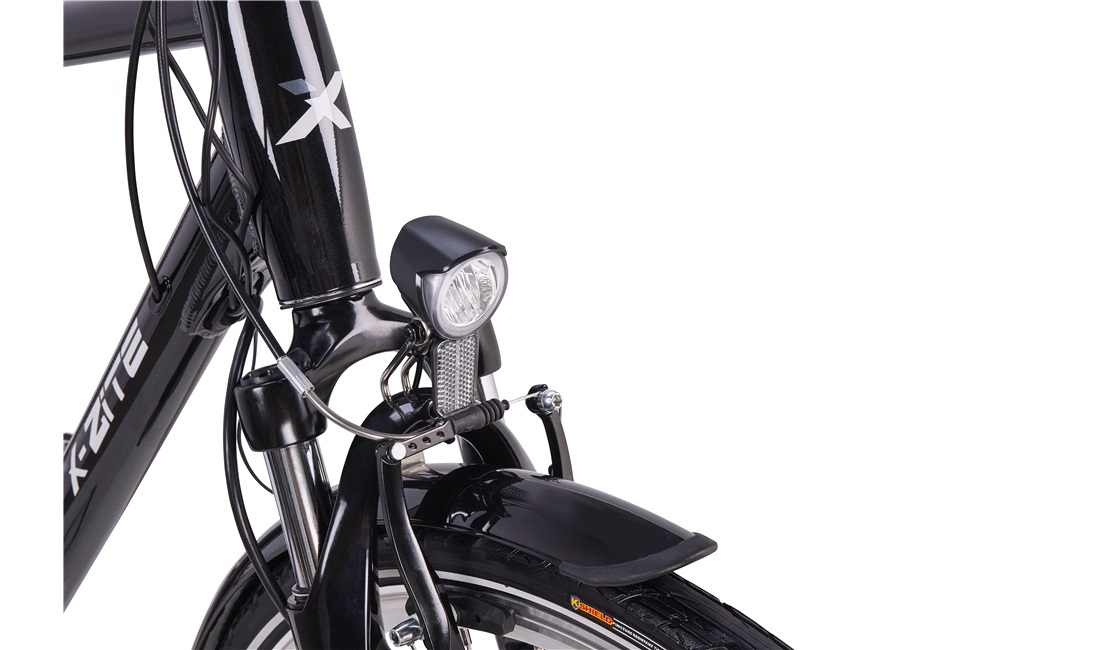El-cykel City herre 36V-10,4Ah 3-gear sort