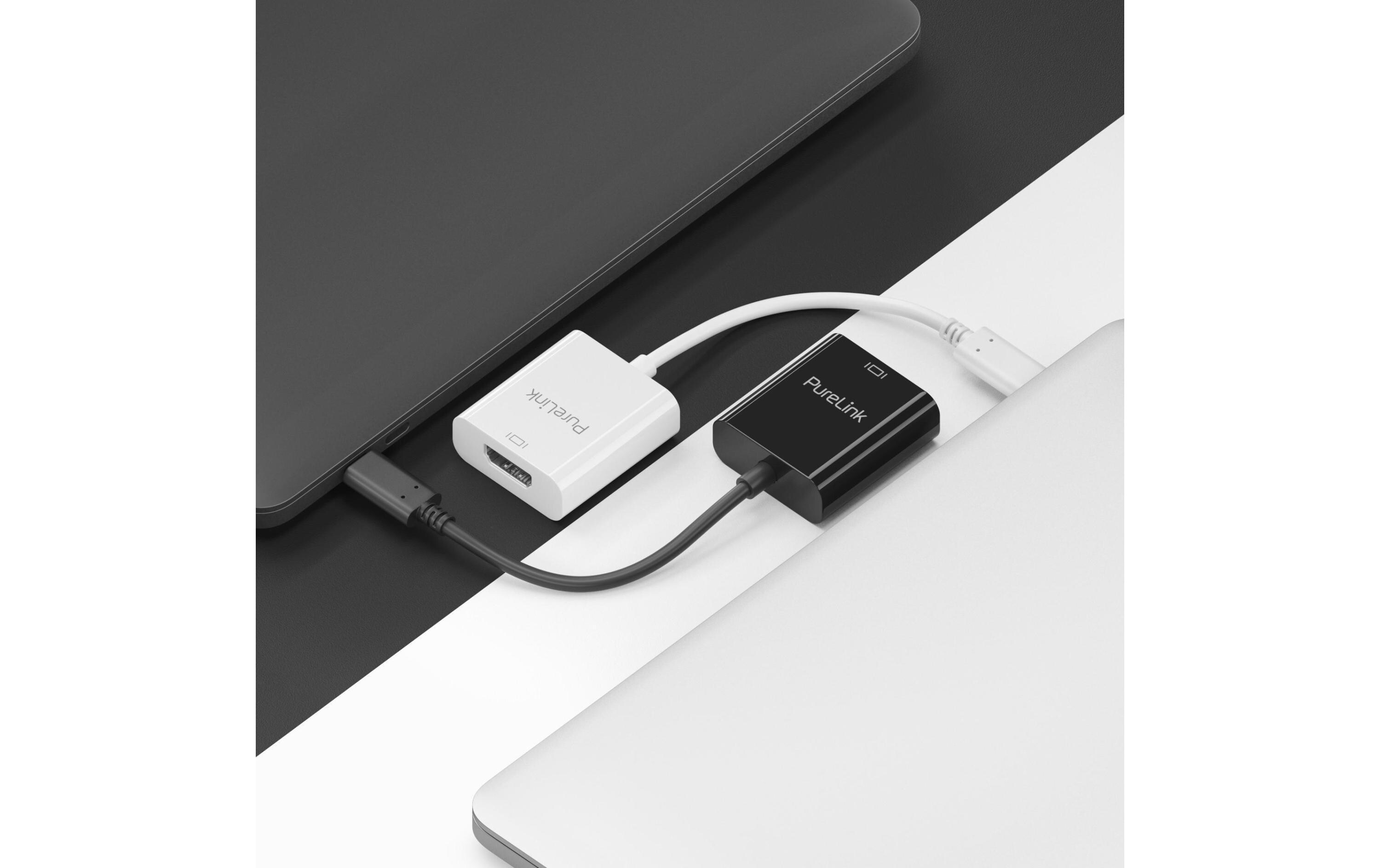 Adapter USB Type-C – HDMI 4K/60Hz, Weiss, Premium