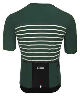 Maillot Manches Courtes LeBram Ventoux Vert Agave Coupe Ajustée