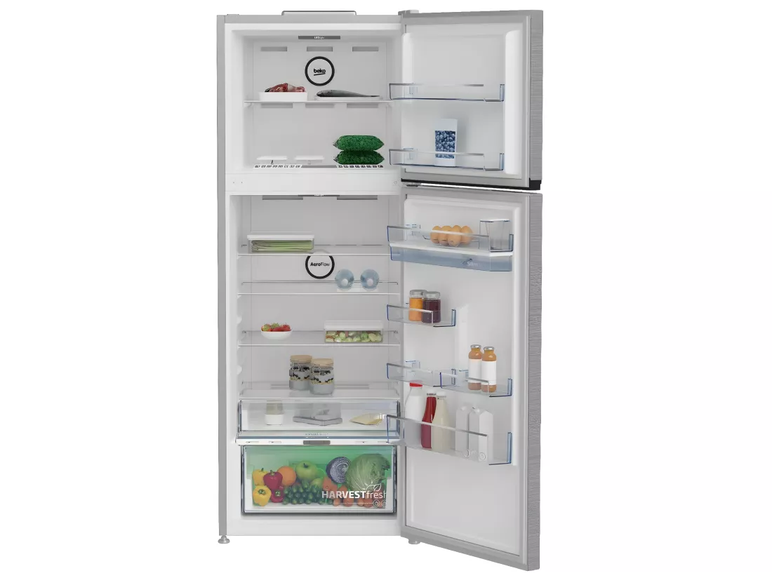 Beko Réfrigérateur combiné 70cm 477l nofrost métal - B5RDNE504LDXB