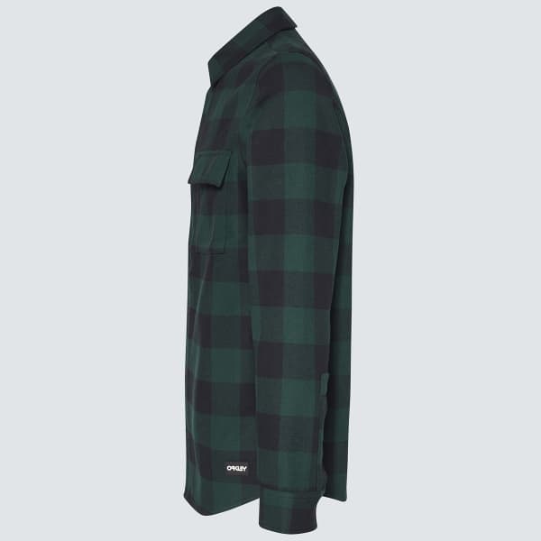 Chemise OAKLEY BEAR COZY FLANNEL HUNTER GREEN BLACK CHECK