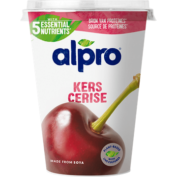 Alpro Plantaardige Variatie Op Yoghurt Kers 500g