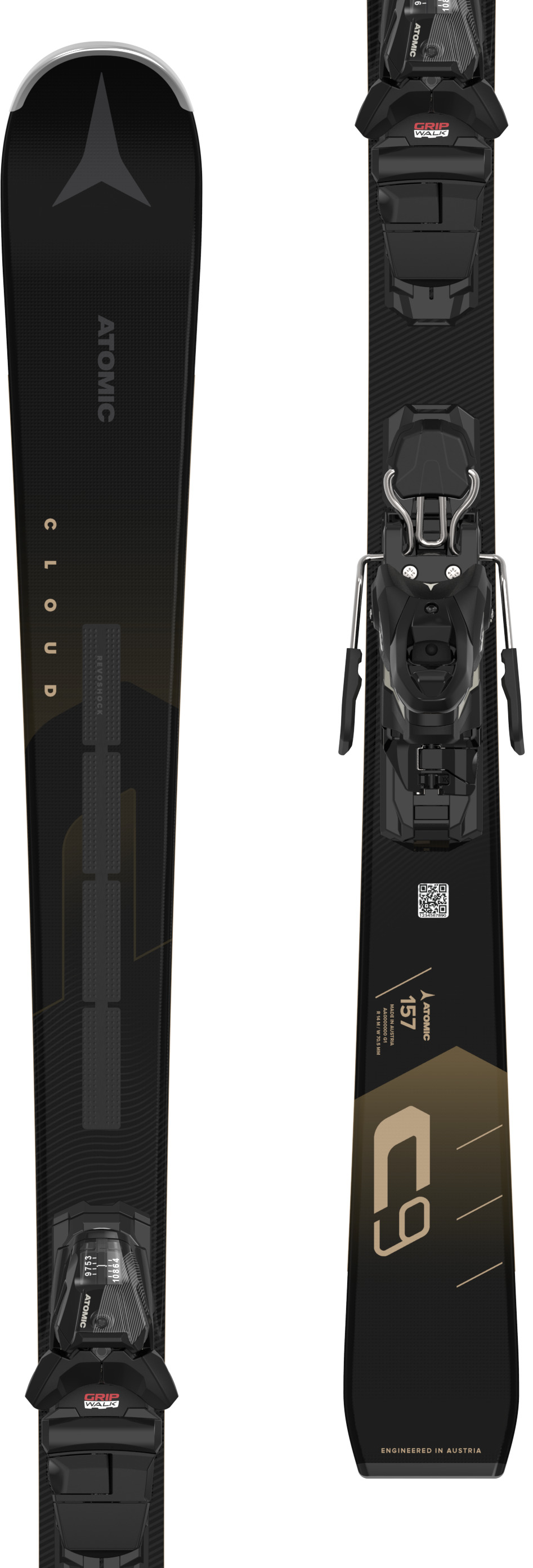 Atomic Cloud C9 Revoschock Light +M10 GW 2024/25 - 150 Atomic M10 Gripwalk (DIN 3-10)