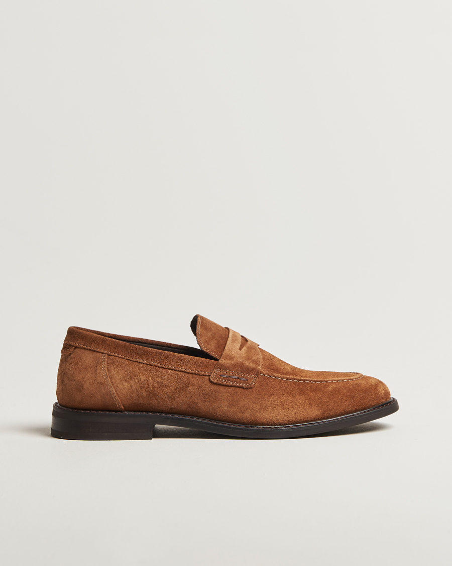 GANT Lozham Suede Loafer Cognac