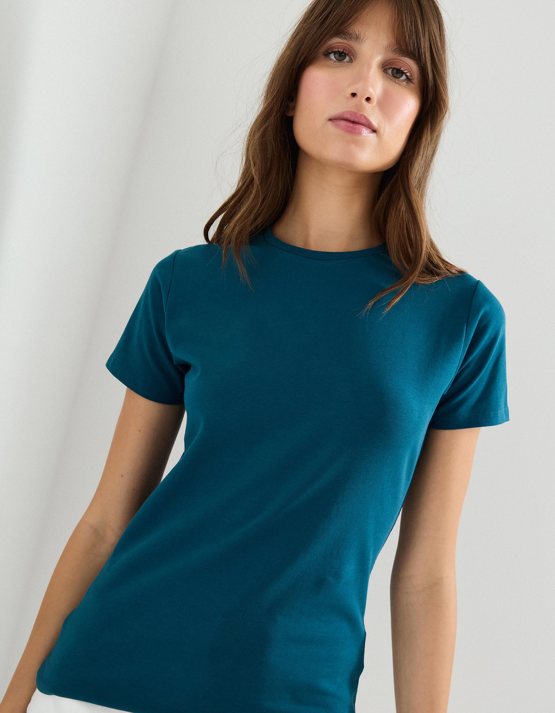 T-shirt, Mulher, Azul Escuro