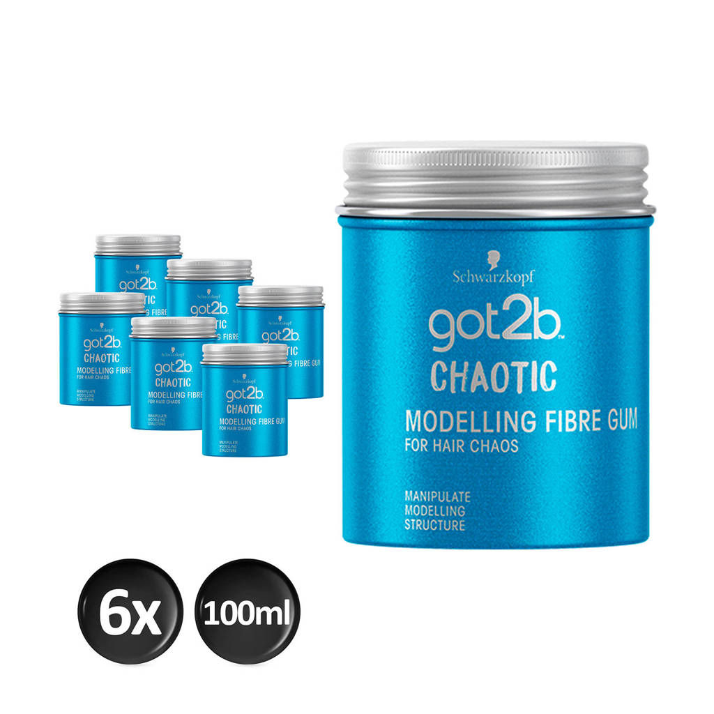 Chaotic Modelling Fibre Gum -voordeelverpakking - 6 x 100 ml