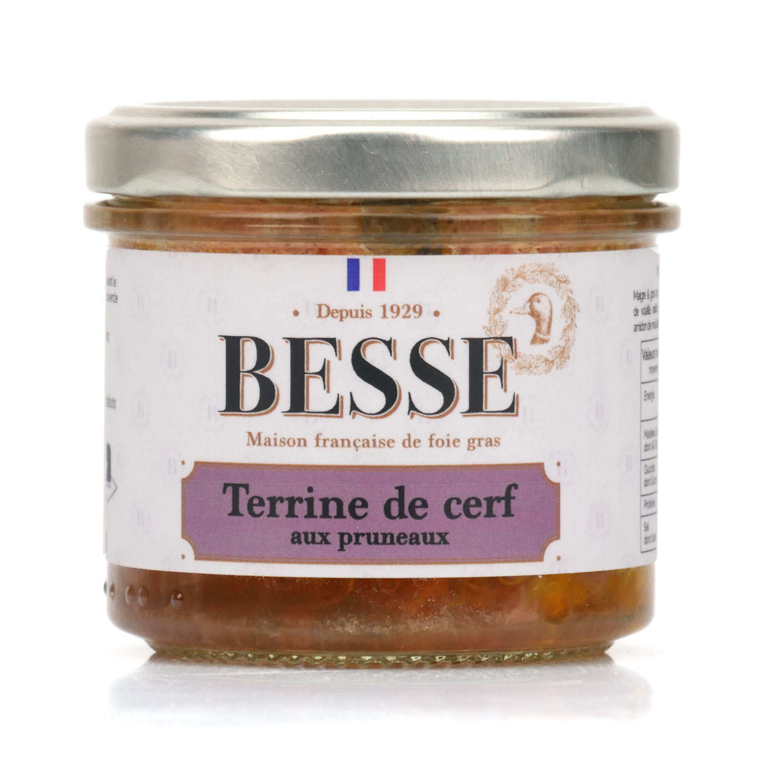 Terrine de cerf aux pruneaux
