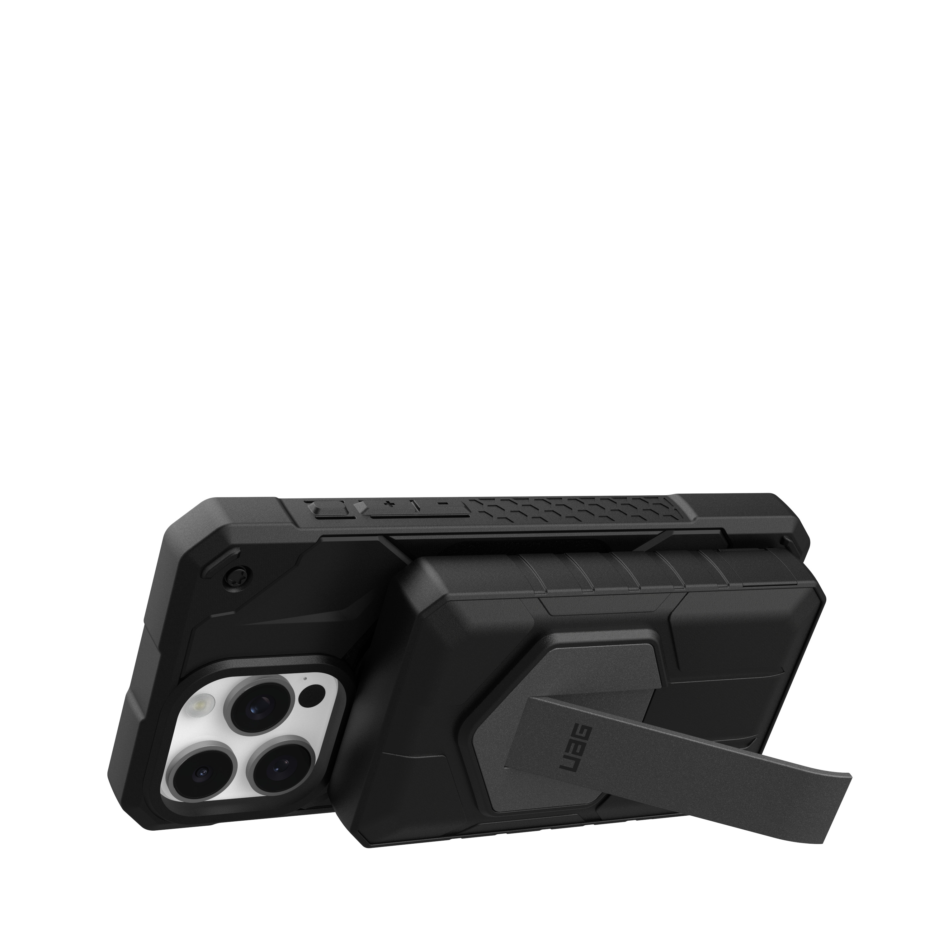 (20W) 10000mAh Rugged Magnetische MagSafe Powerbank USB C Ladegerät mit Kickstand   Ladekabel (IPX6) (9B4411114030) - Titan / Schwarz