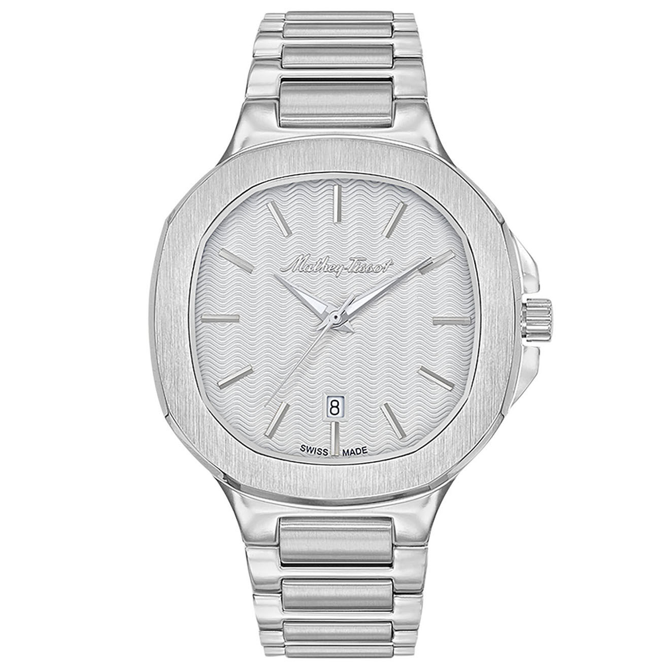 Mathey-Tissot Montre Mixte Quartz en Acier Evasion argentée