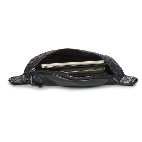 Love Moschino - QUILTED BUMBAG Negro / Gunmetal