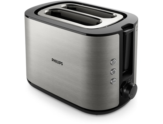 PHILIPS - Grille pain HD2650/90 métallique Viva Collection