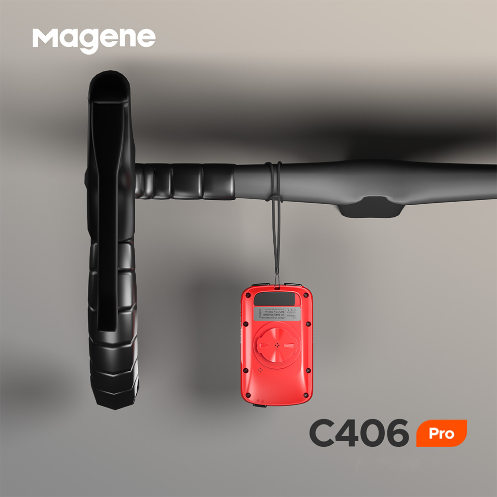 C406 Pro Digitaler Fahrrad Computer Tacho Geschwindigkeitsmesser Kabelloser Velo Kilometer Zähler - Schwarz