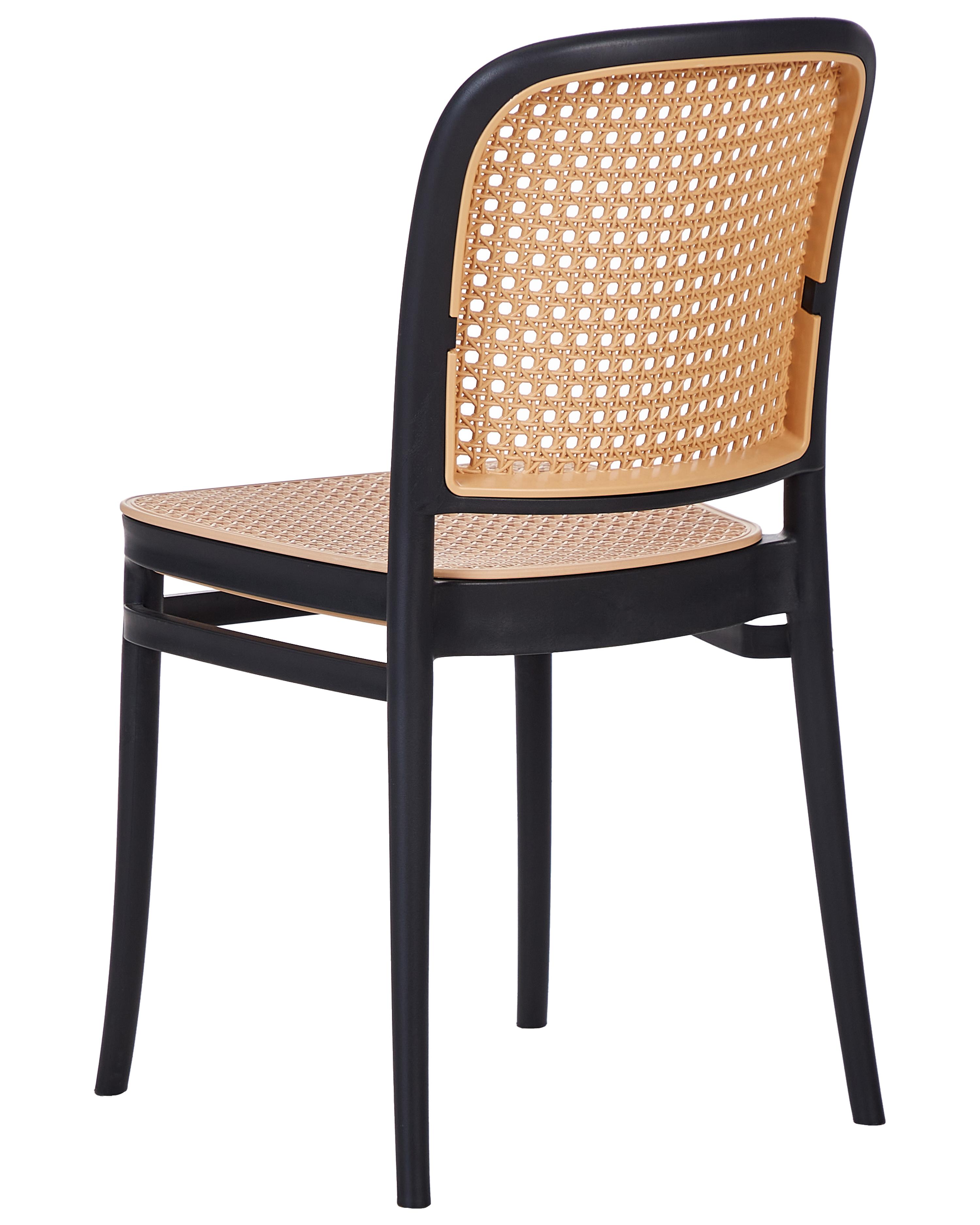 Set van 4 tuinstoelen PLOSE Beige