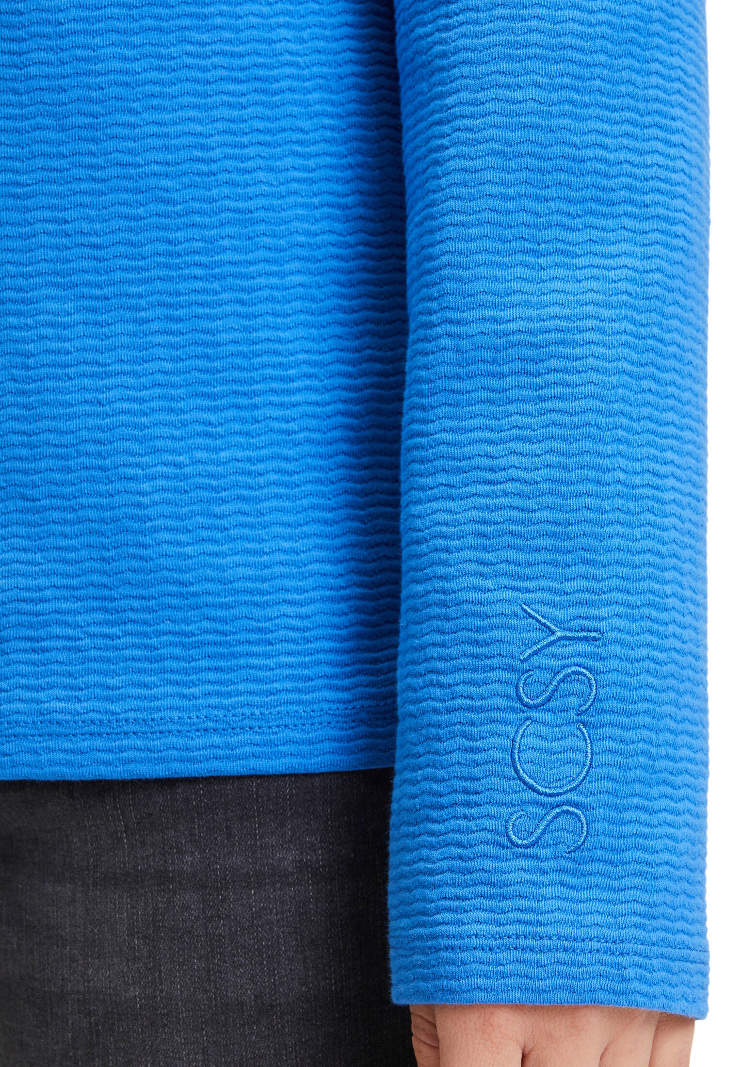 Betty Barclay| Damen Strukturshirt mit hohem Kragen
