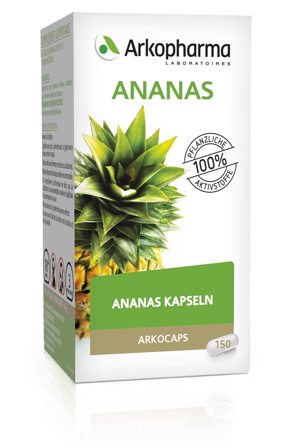 ARKOCAPS Ananas Kaps pflanzlich 150 Stk