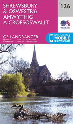 Shrewsbury & Oswestry - OS Landranger Map 126 (Sheet map, folded)