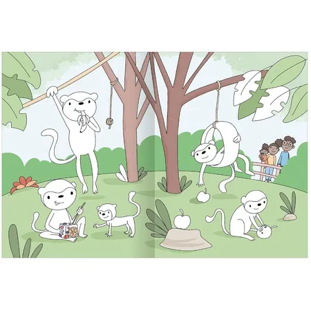 ars Edition Großes buntes Malbuch: Zoo
