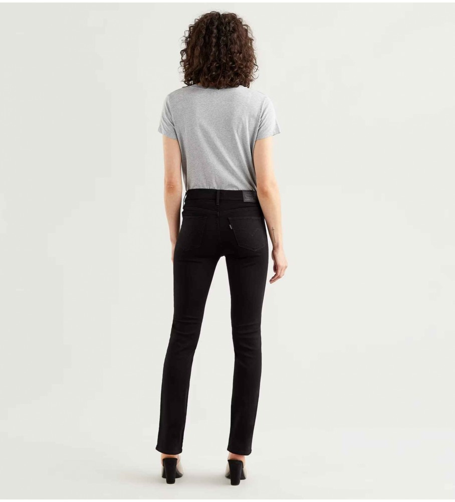 Calça jeans Levi's Slimming 312 preta