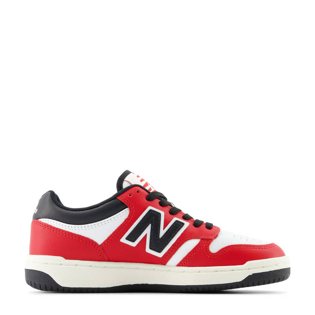 New Balance 480sneakers wit/rood/zwart