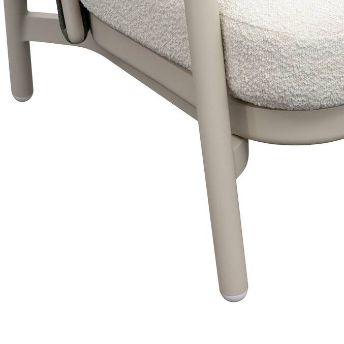 Fauteuil de salon de jardin MYLORE Argile