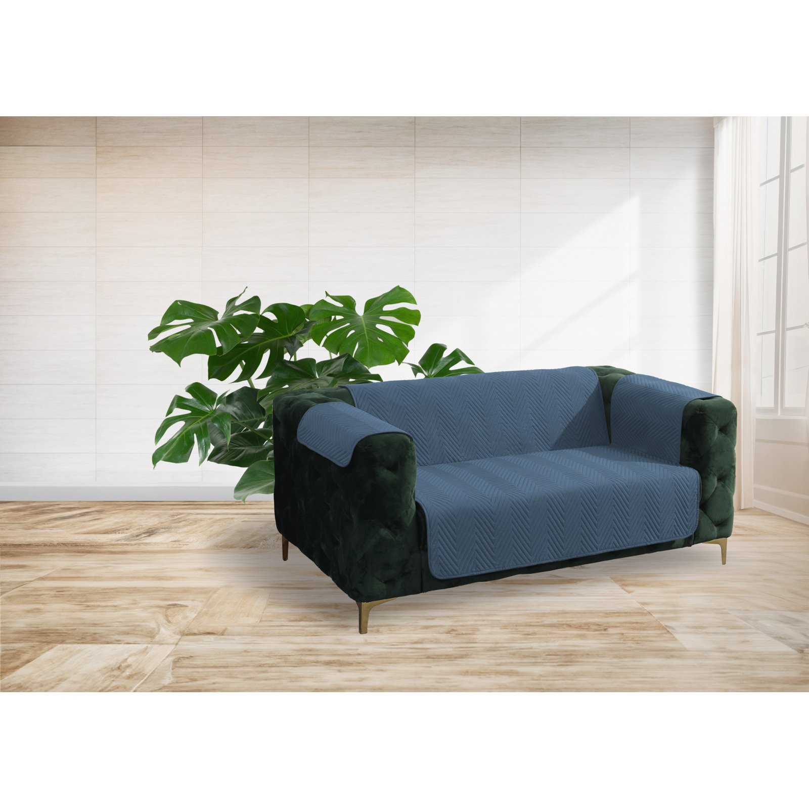 Steppdecke Sofaschutz 2 Personen