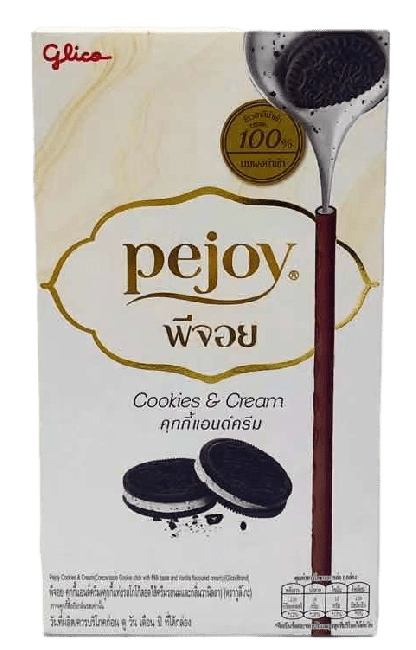 Glico Pejoy Biscuit Sticks Cookies & Cream Smaak 54g