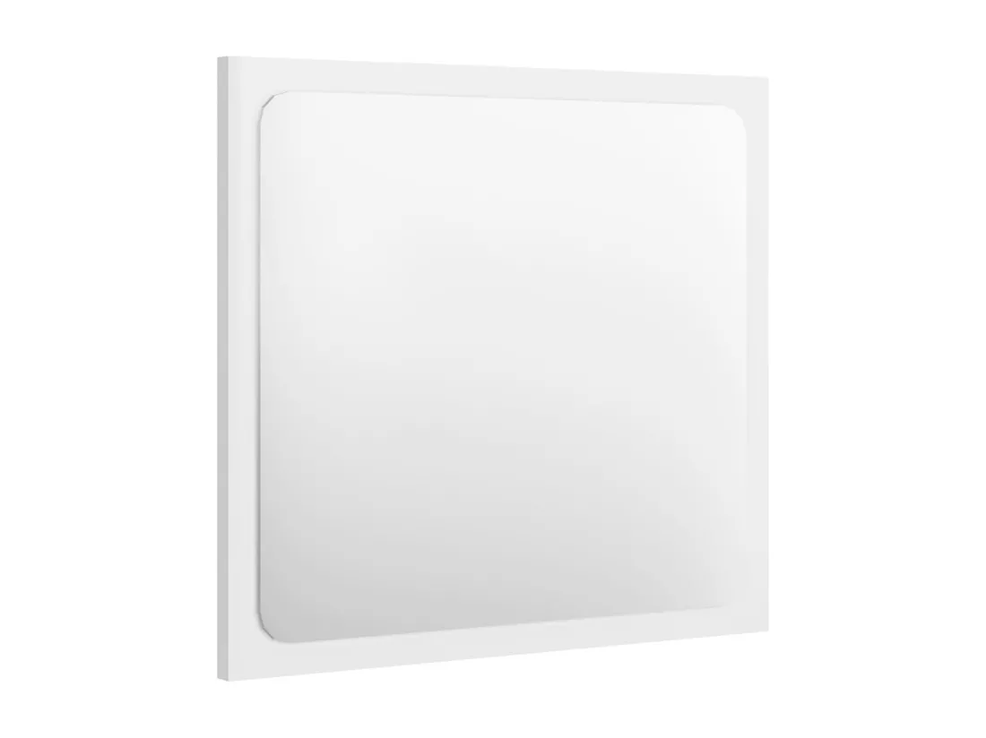 Ensemble de meubles de salle de bain Blanc brillant Aggloméré