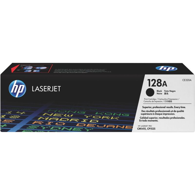 HP 128A - CE320A toner noir pour imprimante laser