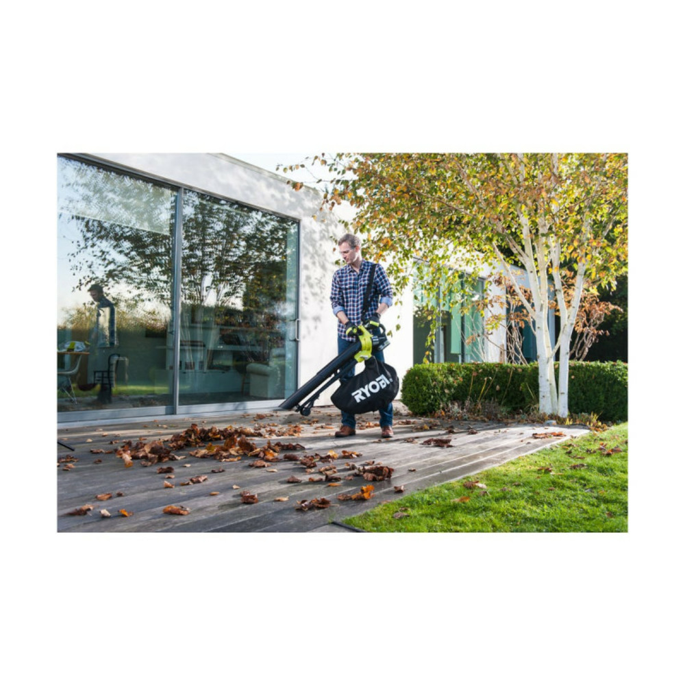 Souffleur aspiro-broyeur ryobi - obv18 - 18v oneplus brushless - sans batterie ni chargeur