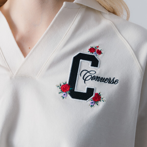 CONVERSE TEE SHIRT POLO V NECK GRAN Z