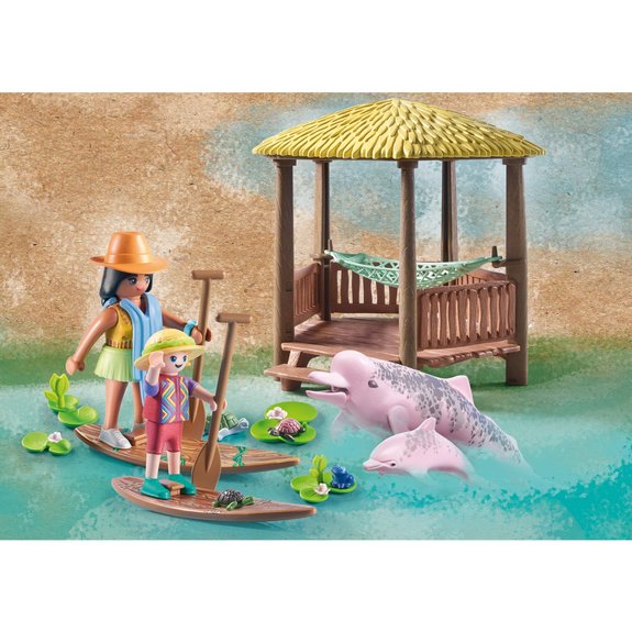 Paddles dauphins roses Playmobil Wiltopia 71143