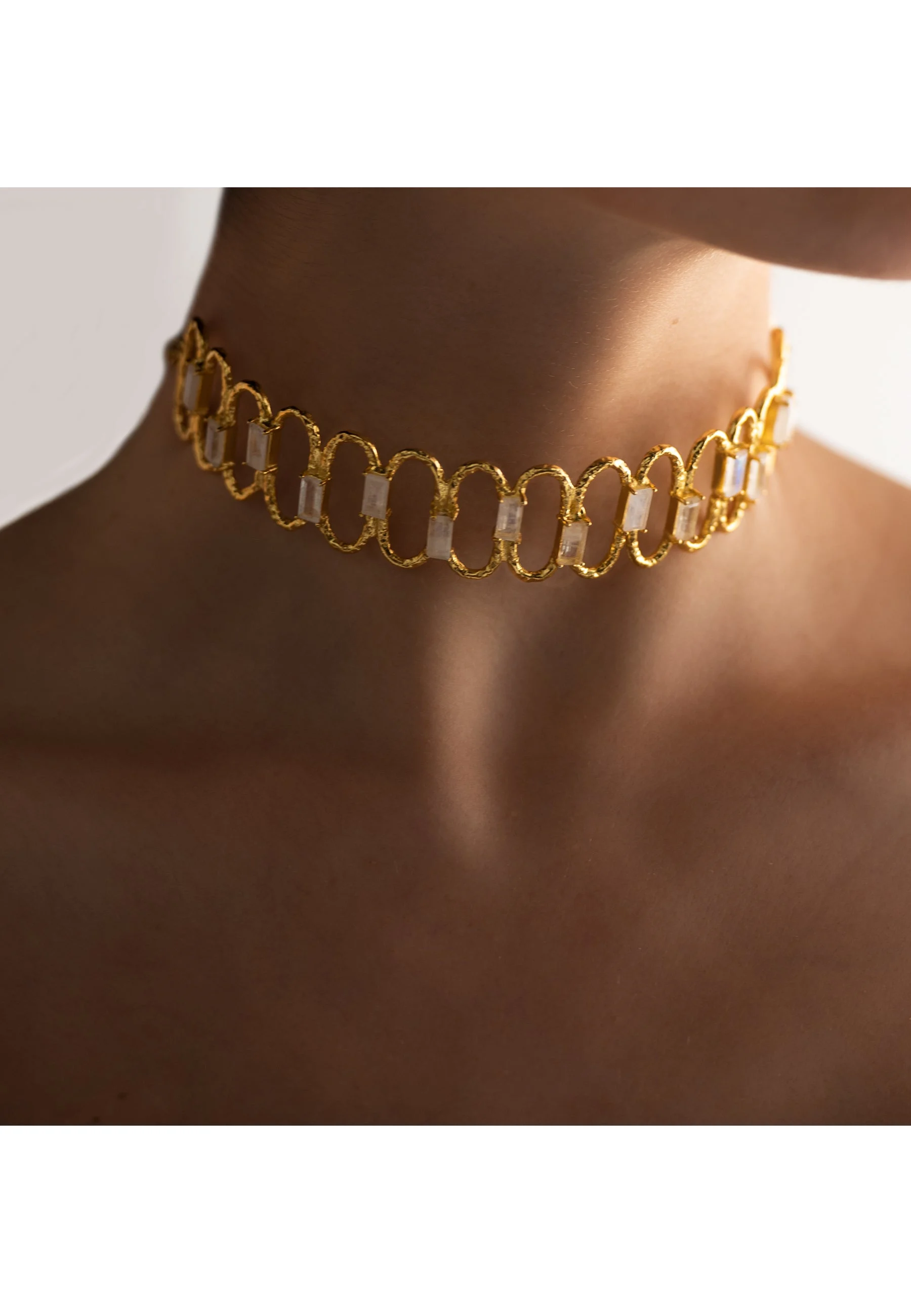 RINALDI - Collier ras-du-cou rigide | Doré