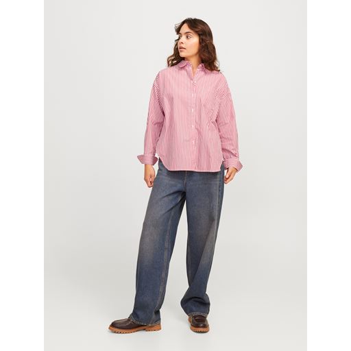 JJXX Jamie Skjorte, Salsa Stripe, XL