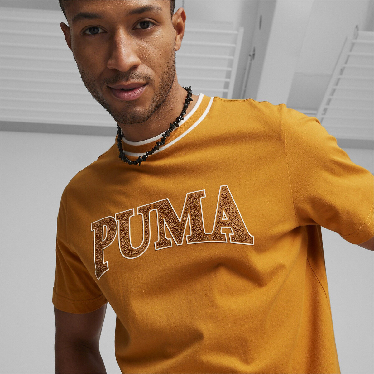 PUMA<br>Camiseta de manga curta, estampa Squad