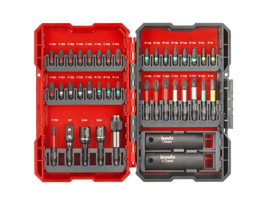 KWB - Coffret embouts de vissage Coffret de 39 embouts impact pour machines à percussion