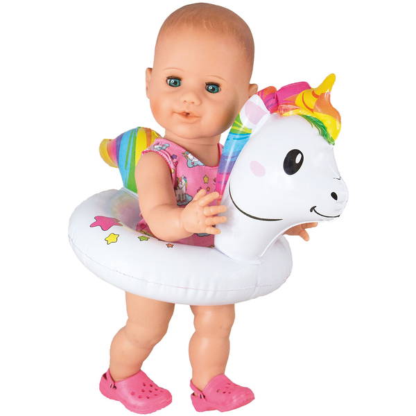 VedesHeless Puppen Schwimmset Einhorn Henri