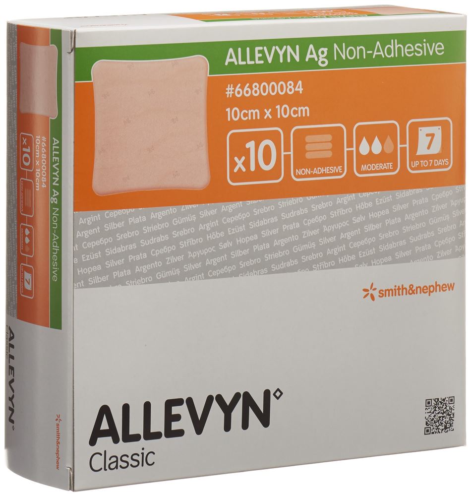 ALLEVYN Wundkompresse<br>10 Stück, 10x10cm