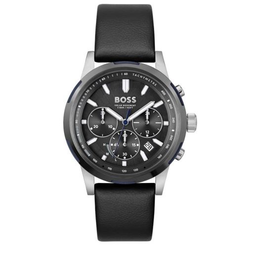 Hugo Boss Boss Solgrade 1514031 Herreur, Sort, 44 mm