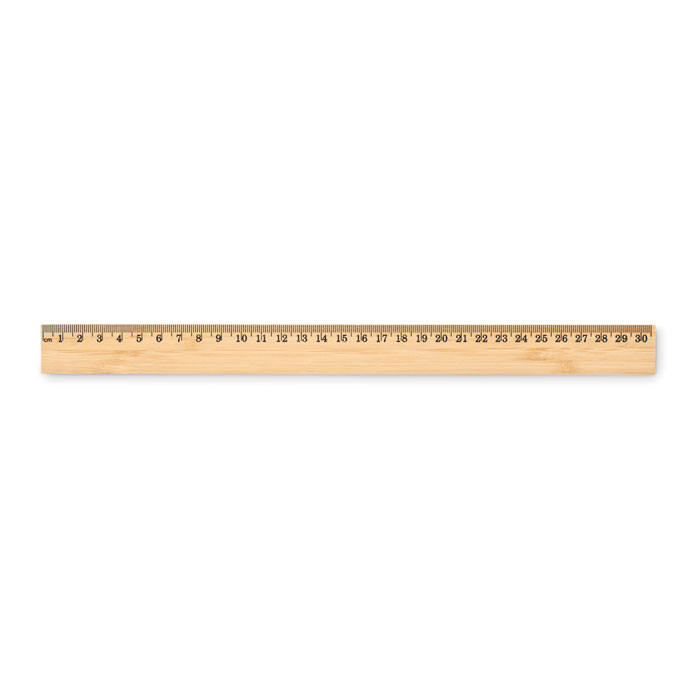 GiftRetail MO6725 - BARIS Règle en bambou 30 cm