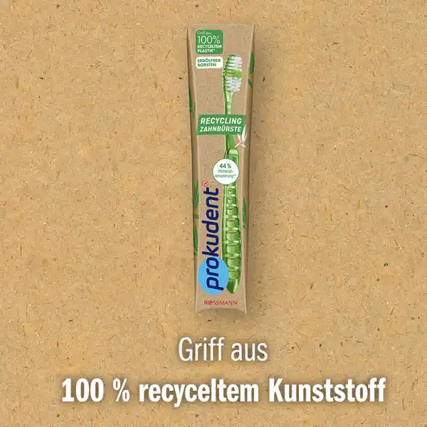 Recycling Zahnbürste mittel