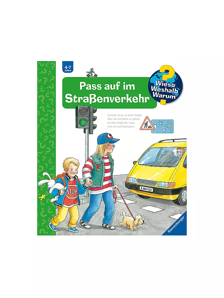 RAVENSBURGER Buch - Wieso Weshalb Warum - Pass auf im Straßenverkehr keine Farbe