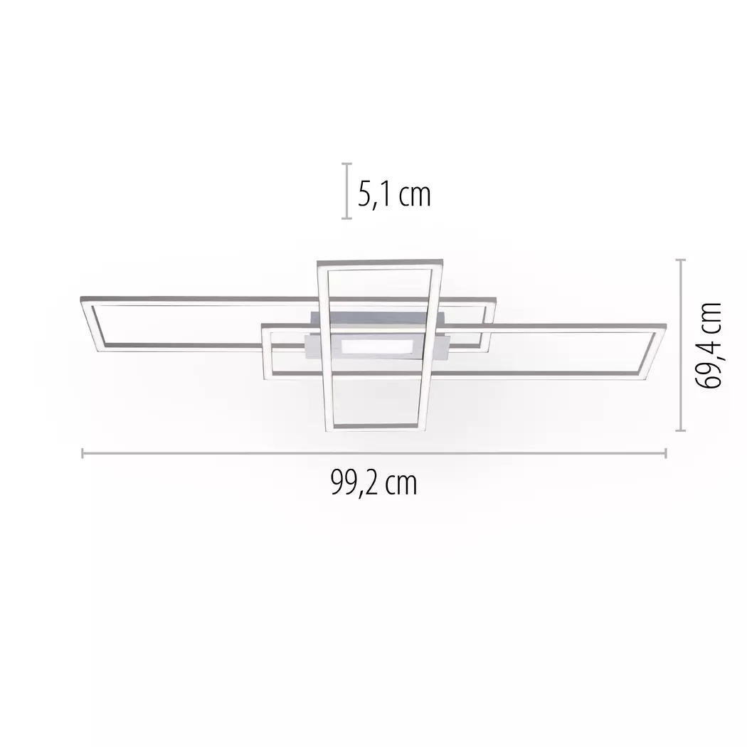 LED-Deckenleuchte Asmin