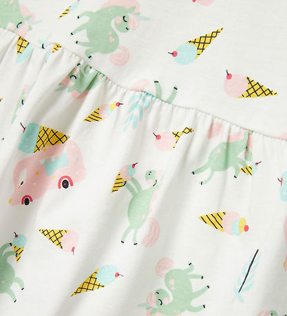 Name It Kjole - NmfVigga - Noos - Bright White/Unicorn