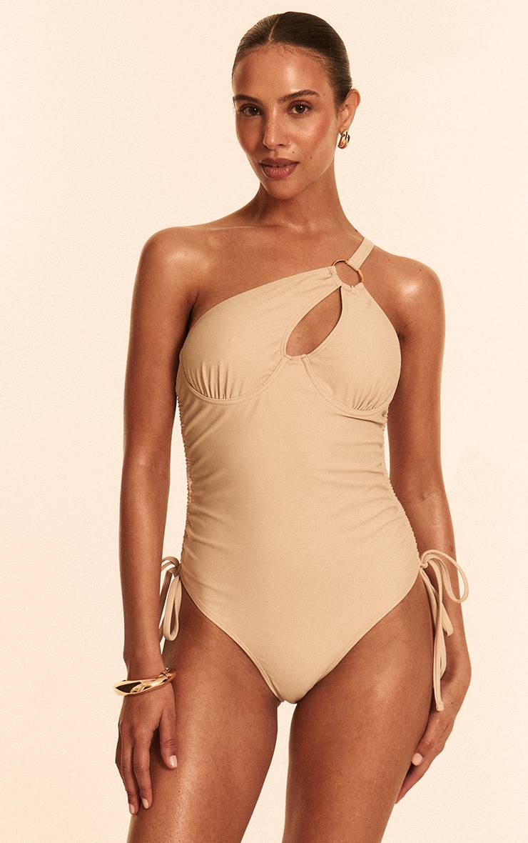 Sable Maillot De Bain Petite Une Épaule Avec Armatures